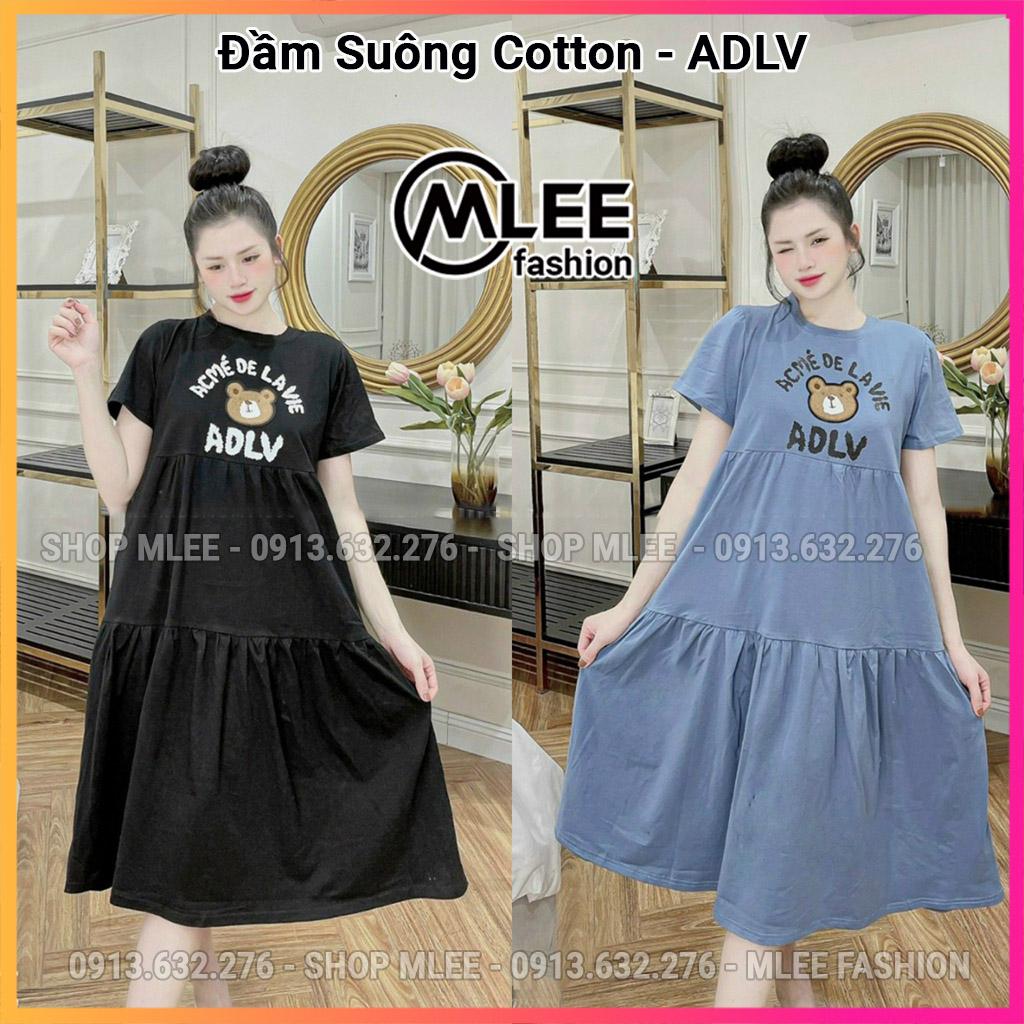 Đầm bầu suông cotton dáng dài, váy xuông đuôi cá co giãn 4 chiều, MLEE SHOP