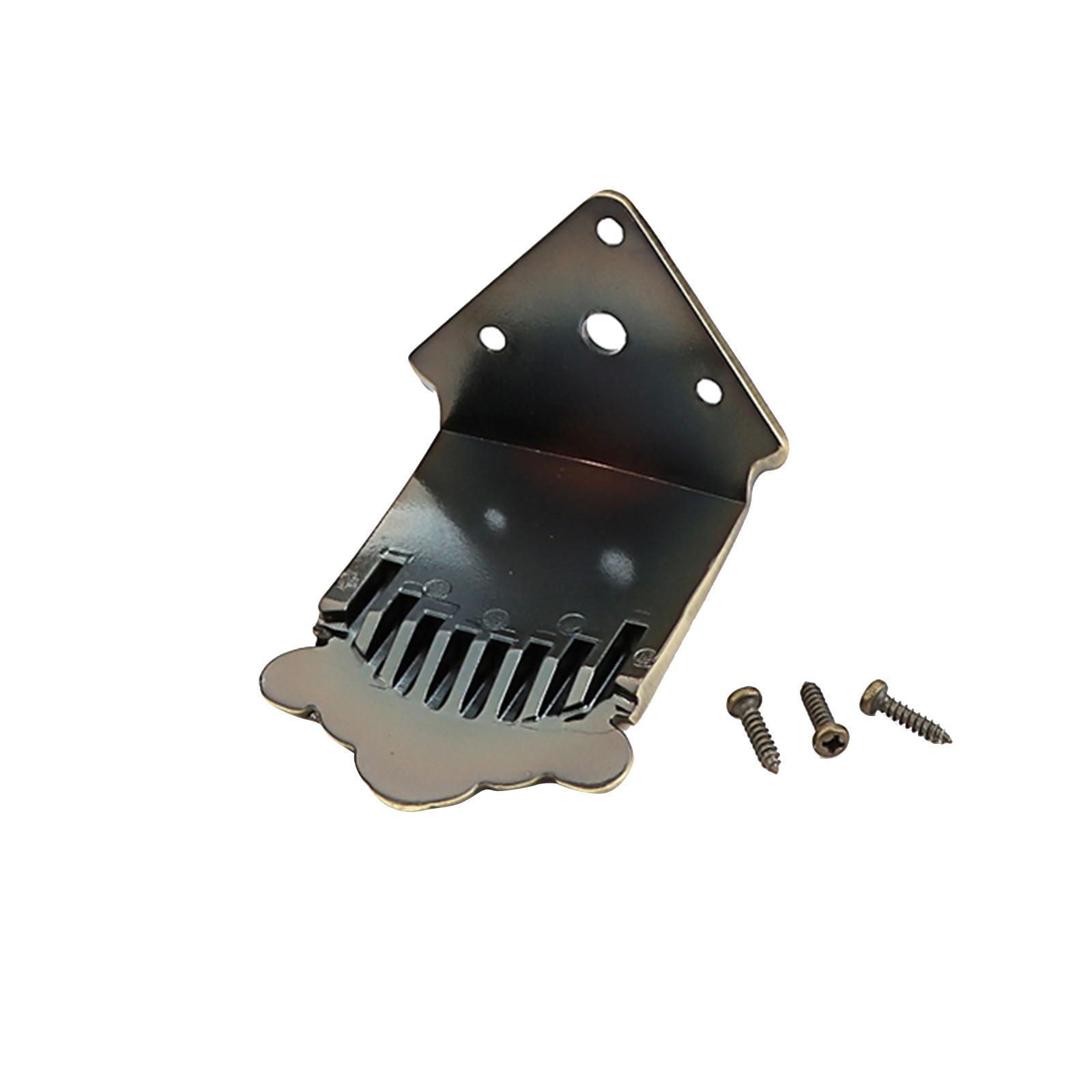 Mandolin Tailpiece, 8 String Mandolin Part, 8 String Mandolin Tailpiece, Mandolin Metal Bridge for Repairing, Show, Replacement Replace Accessory