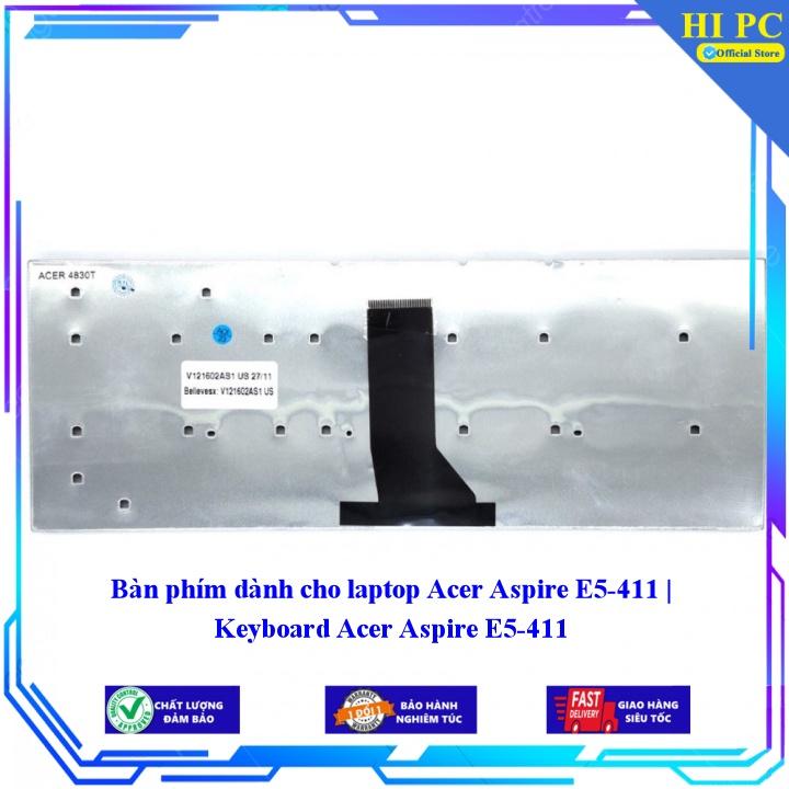 Bàn phím dành cho laptop Acer Aspire E5-411 | Keyboard Acer Aspire E5-411 - Hàng Nhập Khẩu