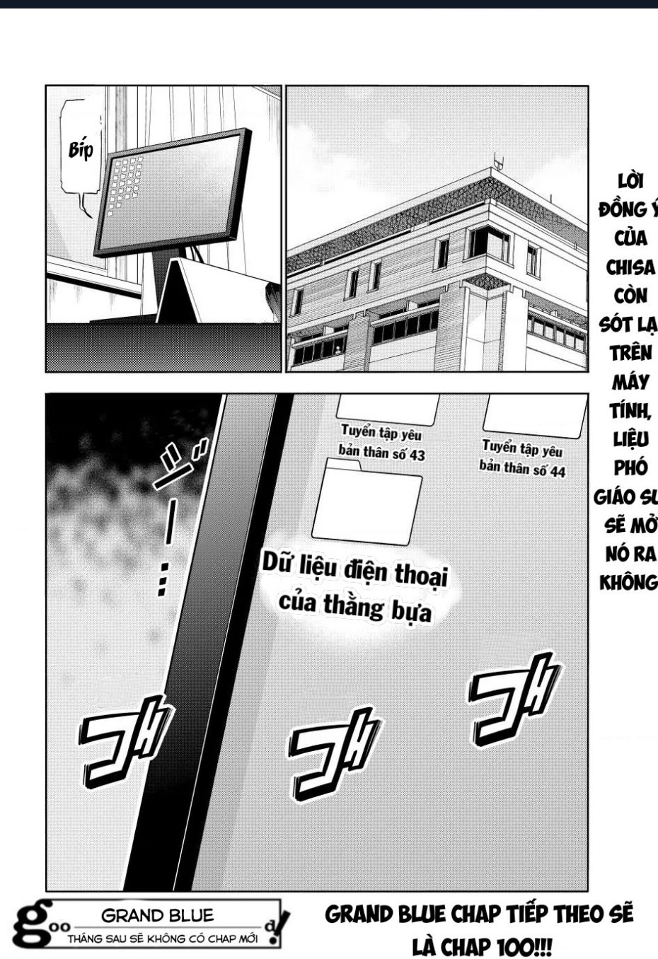 cô gái thích lặn - grand blue chapter 99 37