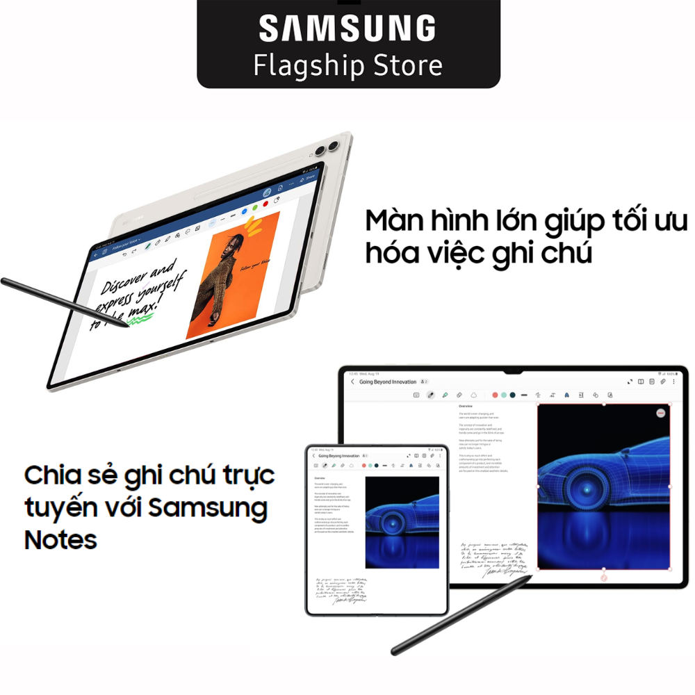 Máy tính bảng Samsung Galaxy Tab S9+ 5G 12GB_512GB - Hàng chính hãng