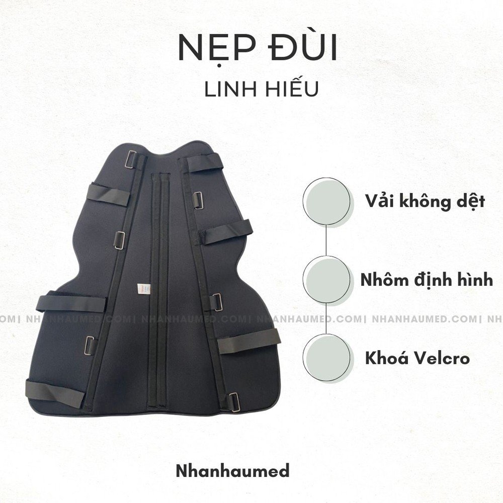 Nẹp Đùi - Nẹp Hỗ Trợ Cố Định Khớp Gối, Đùi, Cẳng Chân Linh Hiếu