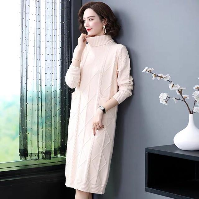 Váy đầm len dáng dài Cao cấp VM129