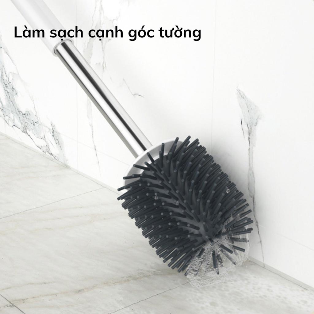 Cọ bồn cầu, nhà vệ sinh, toilet silicone, chống xước men bồn cầu Waternymph có thể dán tường