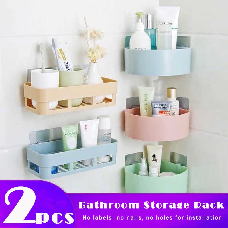 2 Máy Tính Kệ Để Đồ Đa Năng Xốp Thoát Nước Giá Để Đồ Phòng Tắm Lưu Trữ Hút Giá Đỡ Góc Khung Chậu Rửa Nhà Bếp Nhà Tổ Chức Phụ Kiện Rổ