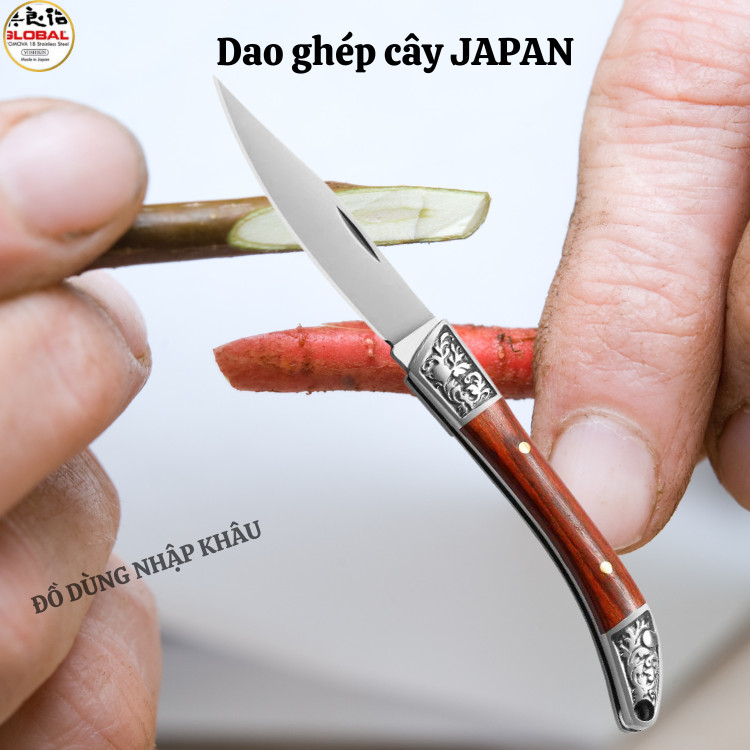 Dao xếp móc khóa Japan dao bỏ túi đa năng dao gọt trái cây, rọc giấy cắt tỉa cành cây