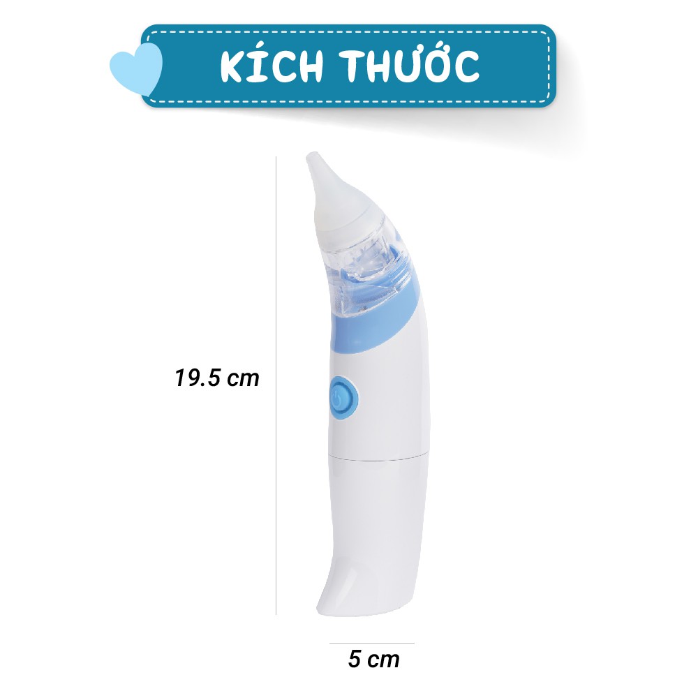 Máy hút mũi cho trẻ sơ sinh Comfybaby - CF718, vệ sinh, an toàn