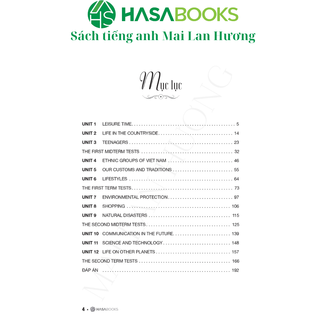 Đề Kiểm Tra Tiếng Anh 8 Global Success - Mai Lan Hương