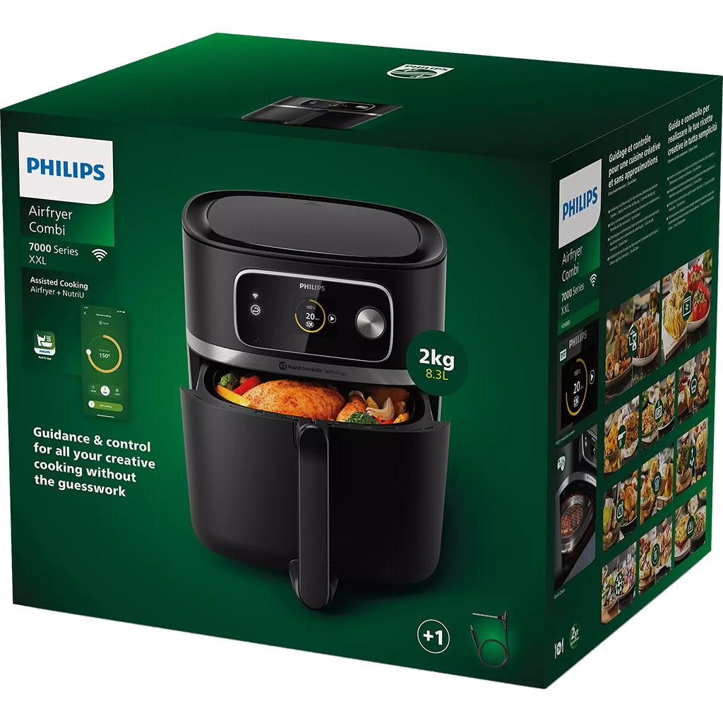 Nồi chiên không dầu Philips 8.3 lít HD9880/90 - Hàng chính hãng