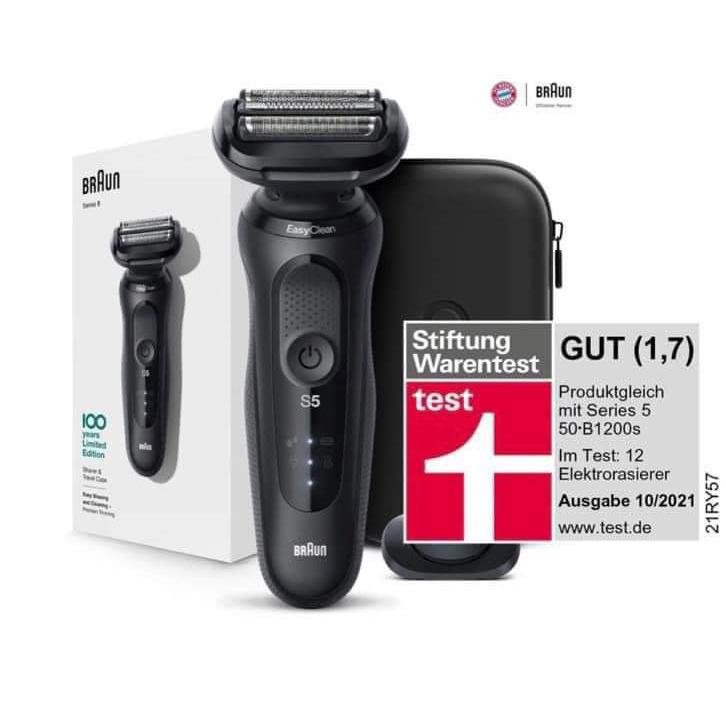 Máy Cạo Râu BRAUN SERIES 5, Máy Cạo Râu Khô Và Ướt, Braun Shaver, Sạc Nhanh, Chống Nước, Made In Germany, BH 12 Tháng, Hàng Chính Hãng