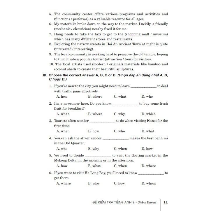 Sách - Đề Kiểm Tra Tiếng Anh Lớp 9 (Dùng Kèm SGK Kết Nối Tri Thức Với Cuộc Sống) (HA)