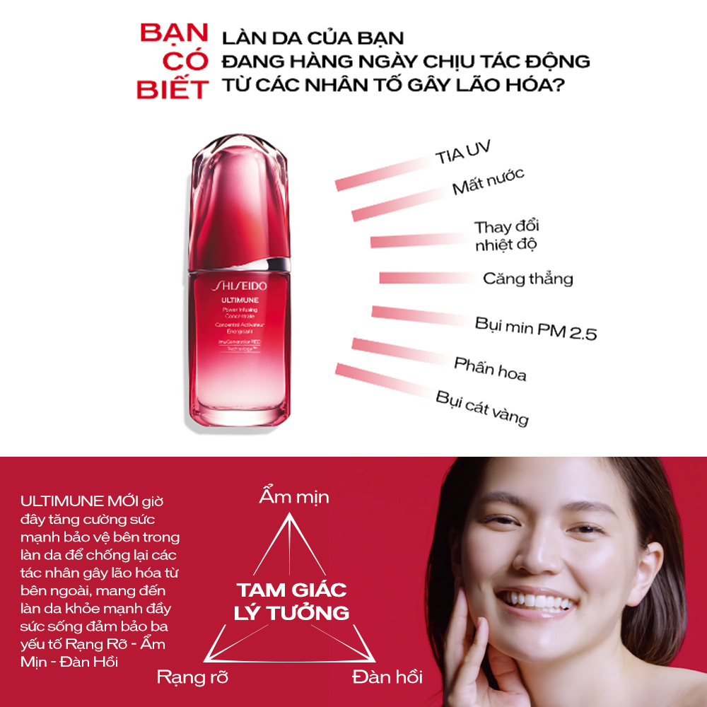 Tinh chất dưỡng da Shiseido Ultimune Power Infusing Concentrate 50ml