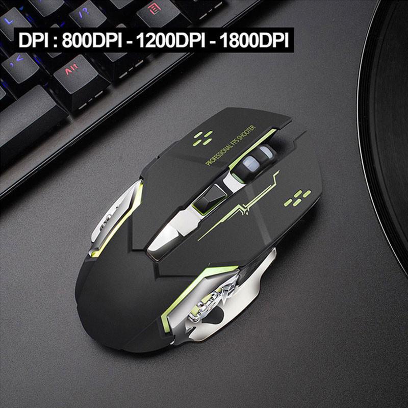 Chuột Quang Không Dây 2.4ghz Với Đầu Nhận Usb Cho Pc / Laptop