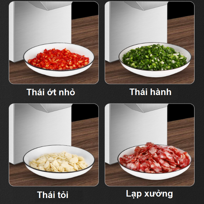 Máy thái thịt và các loại rau củ quả chuyên nghiệp đa năng thương hiệu L-beans A-01 cao cấp - Hàng Chính Hãng