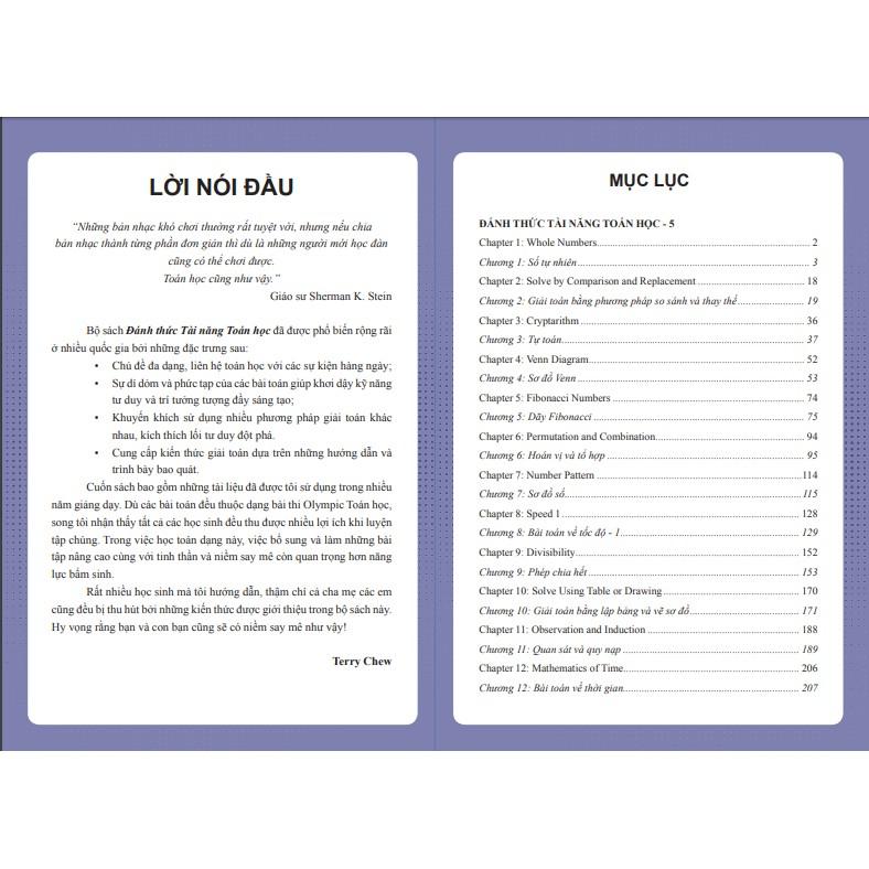 Sách Đánh Thức Tài Năng Toán Học 4 & 5