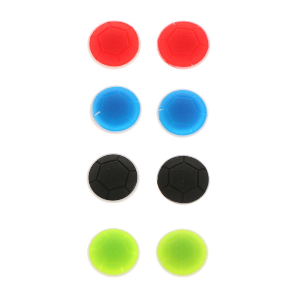 Pair Silicone Joystick Thumb Stick Grips Caps  for PS4 PS3 Xbox 360 Red