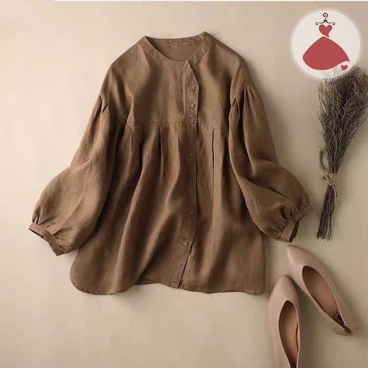 SOBIN BIG SIZE ÁO SƠ MI NỮ TRẺ TRUNG TRANG NHÃ LỊCH SỰ