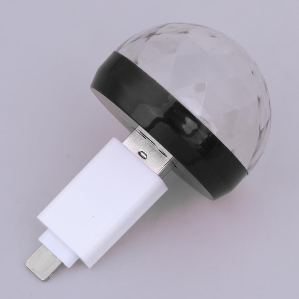 3xUSB Mini  for Home Party   DJ Lighting Black