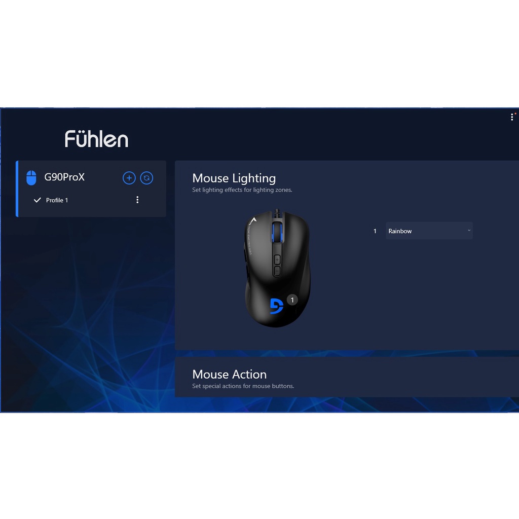 Chuột Gaming có dây Fuhlen G90 Pro 5000DPI LED RGB 7 Nút - Hàng Chính Hãng