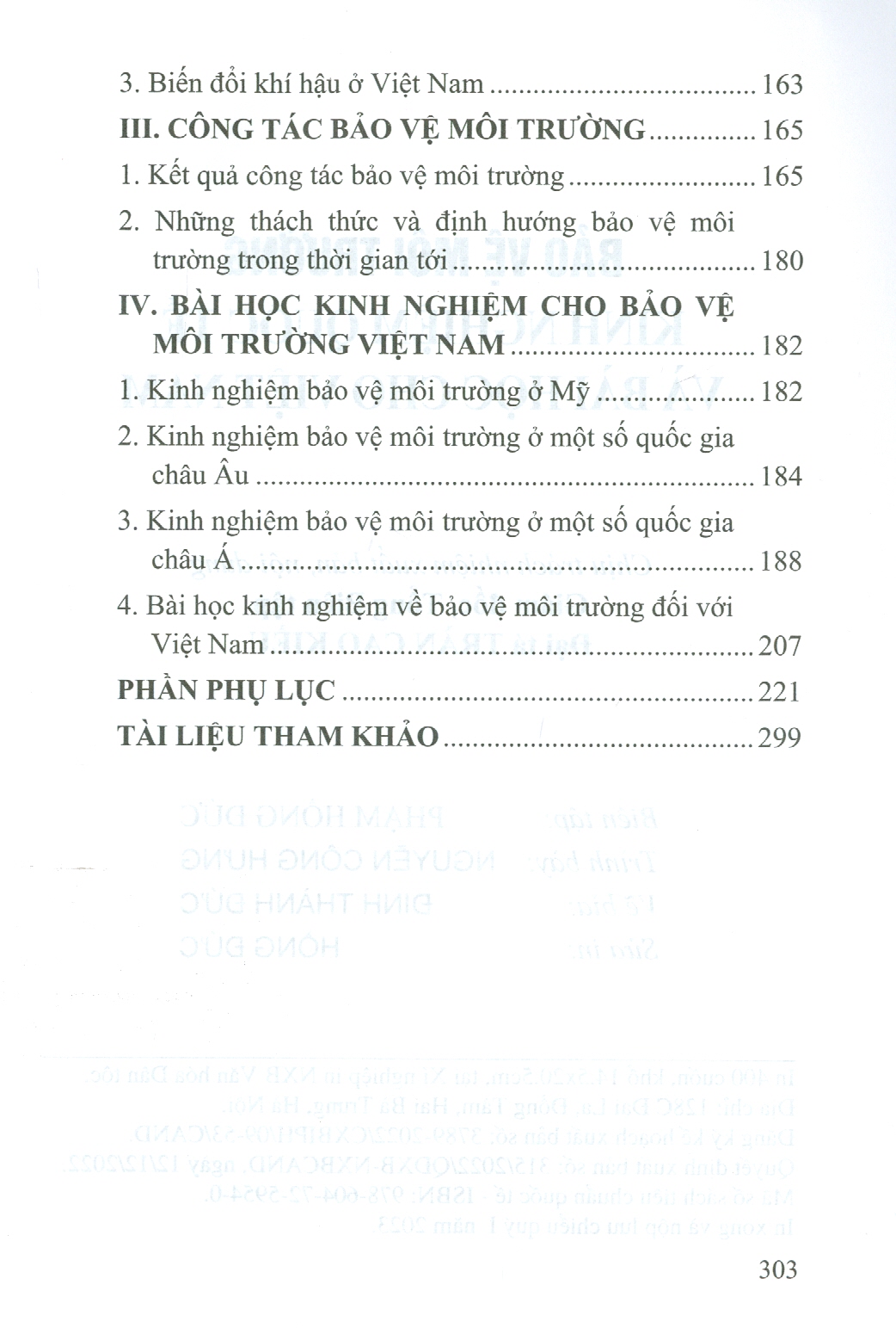 Bảo Vệ Môi Trường Kinh Nghiệm Quốc Tế Và Bài Học Cho Việt Nam