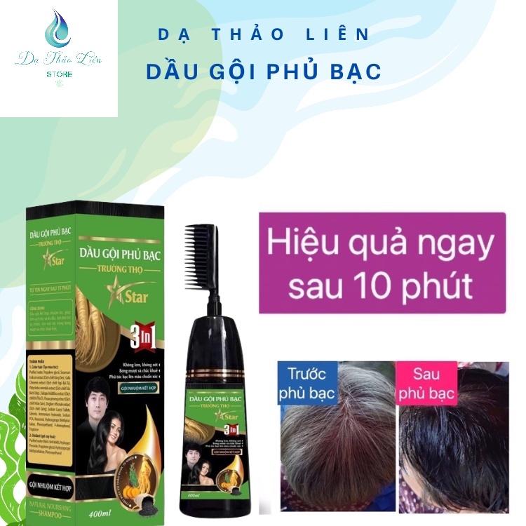 Dầu gội phủ bạc Dạ Thảo Liên (400ml) thành phần thảo dược thiên nhiên