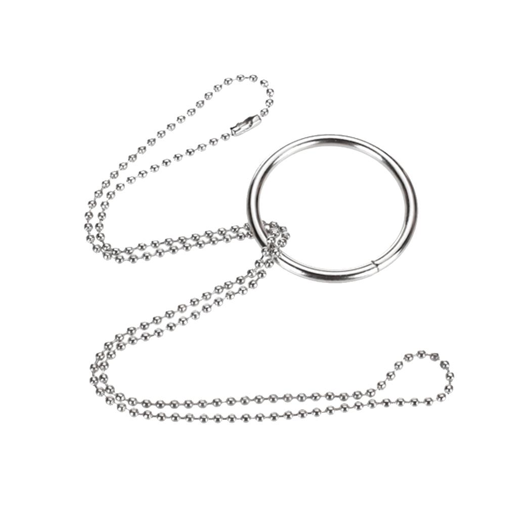 Magic Ring Chain Metal Magic Trick Props Knot