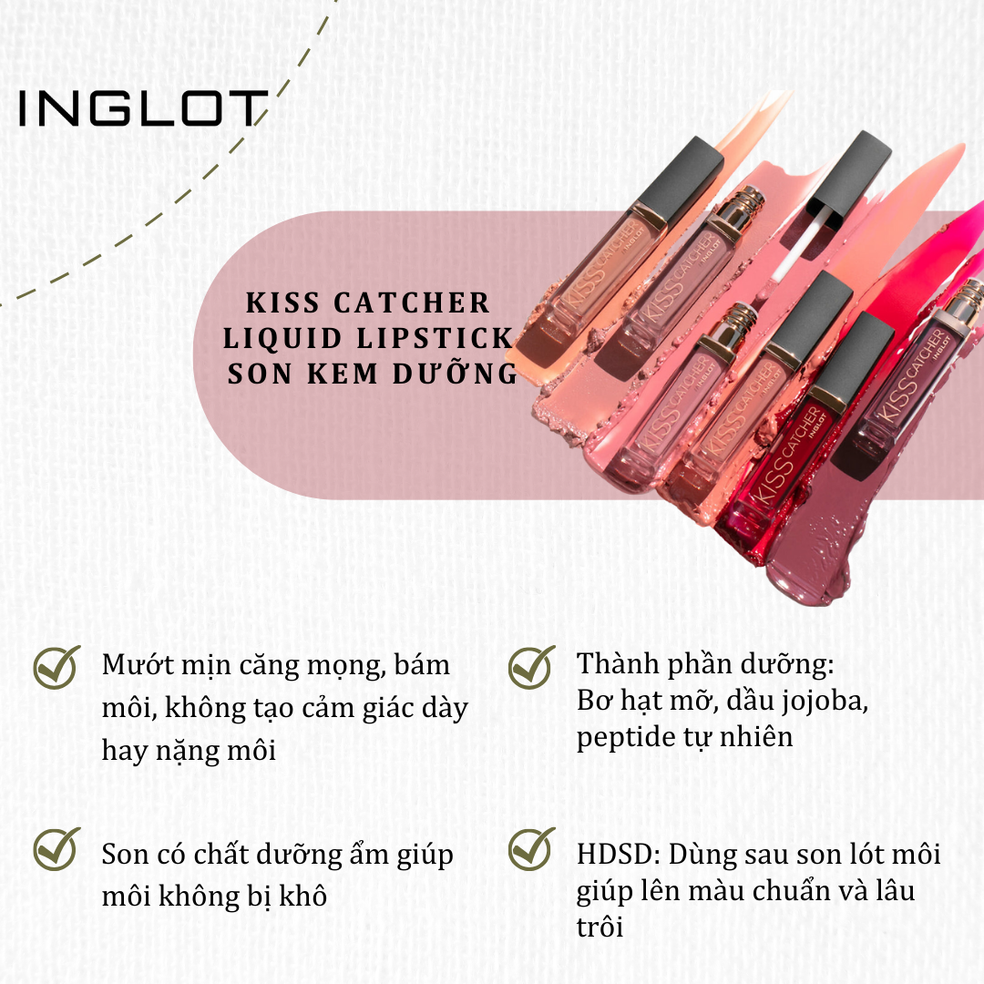 Son nước có dưỡng Kiss Catcher Liquid Lipstick 5.5ml INGLOT