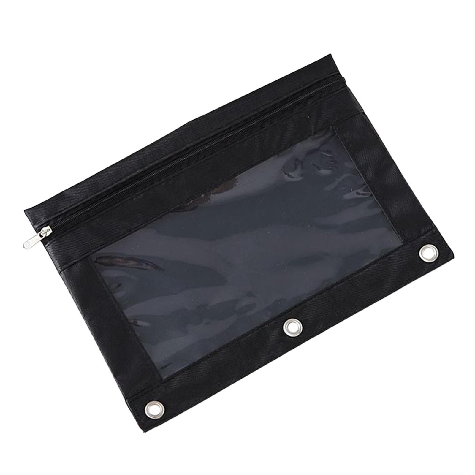 Pen Bag Binder Pencil Pouch Lightweight Cosmetic Bag Office Stationery Organizer Pencil Bags for Boys and Girls Children Teen Birthday Gifts