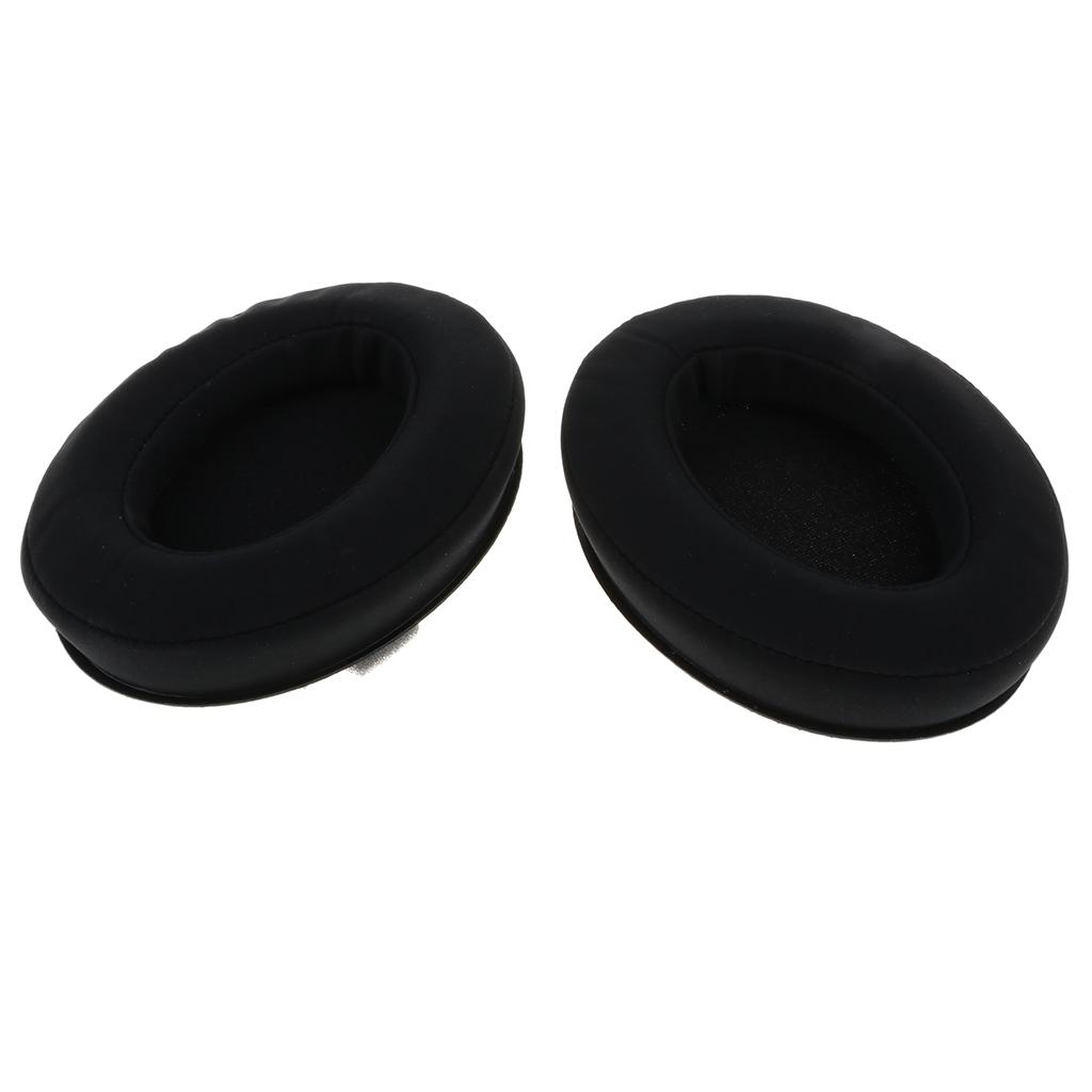 2x Ear Pads for MDR 1000X WH 1000XM2 Headphones Synthetic Leather Pad Enhance Bass Performance