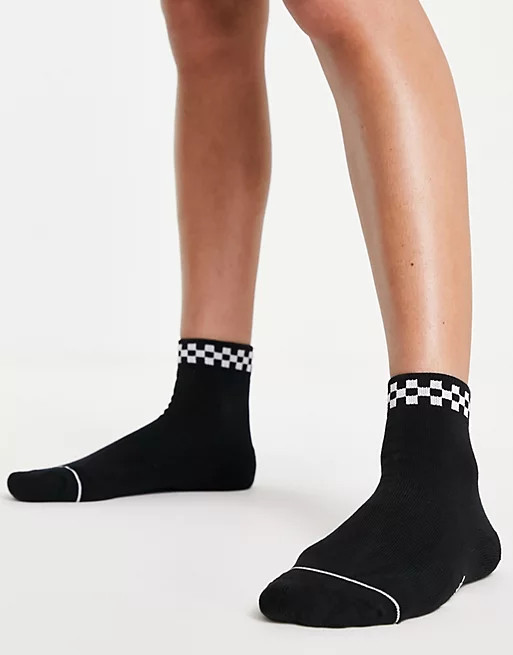 Vớ Vans Peek-A-Check Crew Socks VN0A3Z92BLK