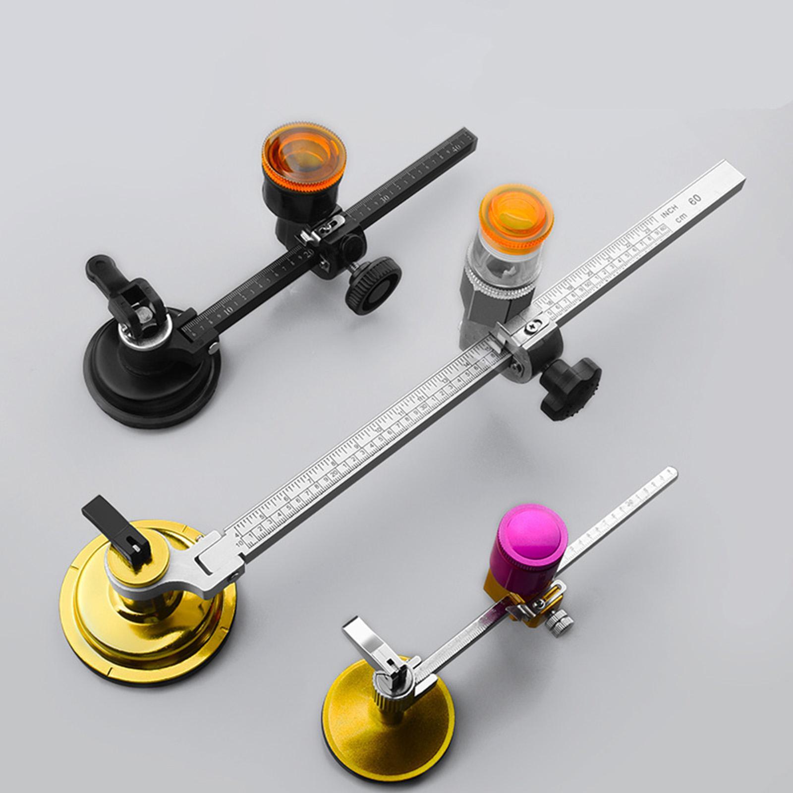40cm/15.75inch Max. Round Dia Adjustable Glass Circle Cutting Suction Cup Cutter