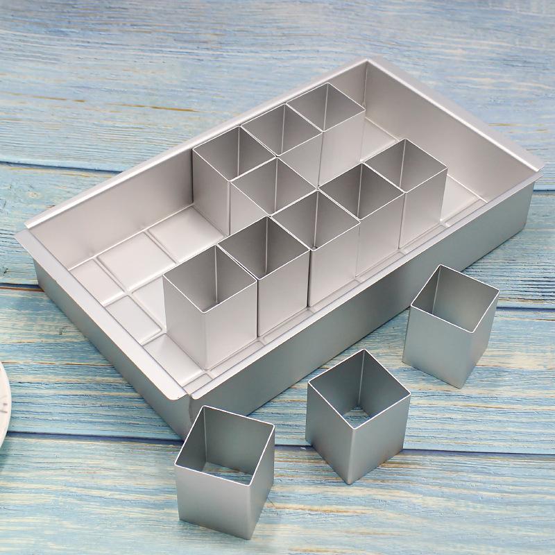 Nhôm Khuôn Nướng Bánh/Bánh Thiếc Có Thể Điều Chỉnh Chống Dính Cho Chữ Hoa Bảng Chữ Cái Số Tự Làm Khuôn Nướng Bánh Bộ Bánh Quy