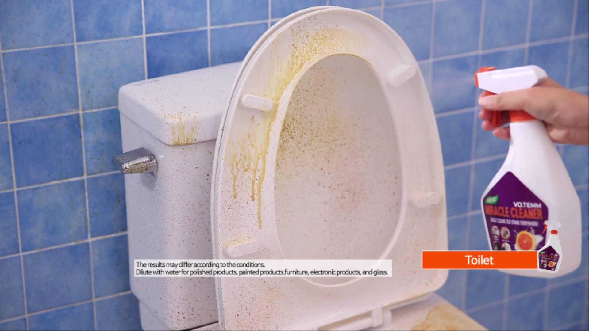 Chai xịt tẩy vệ sinh toilet, bồn cầu Votemm Miracle Cleaner (600ml)- Hàn Quốc