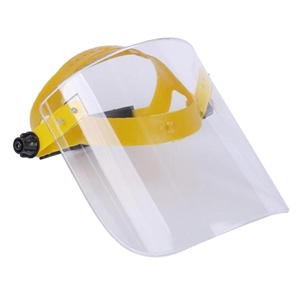 Pro Reusable Full Face Guard Covering Kitchen Spitting Anti-Fog Anti-Dust Anti-splash Anti-roasting Wide Visor Welding Helmet Lightweight