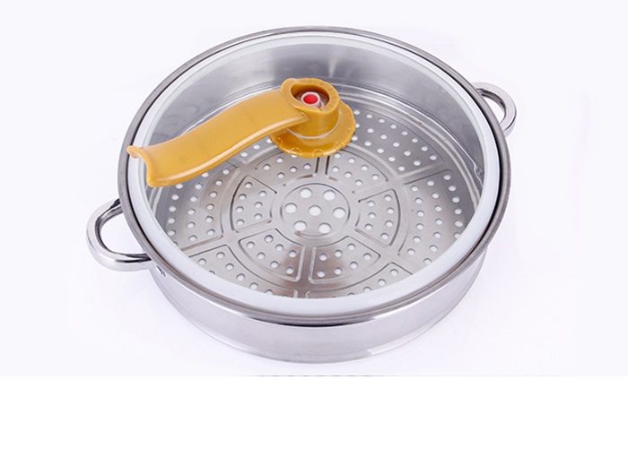 Chảo Điện Đa Năng Nấu Lẩu 2 Tầng Hấp- Hàng Nhập Khẩu