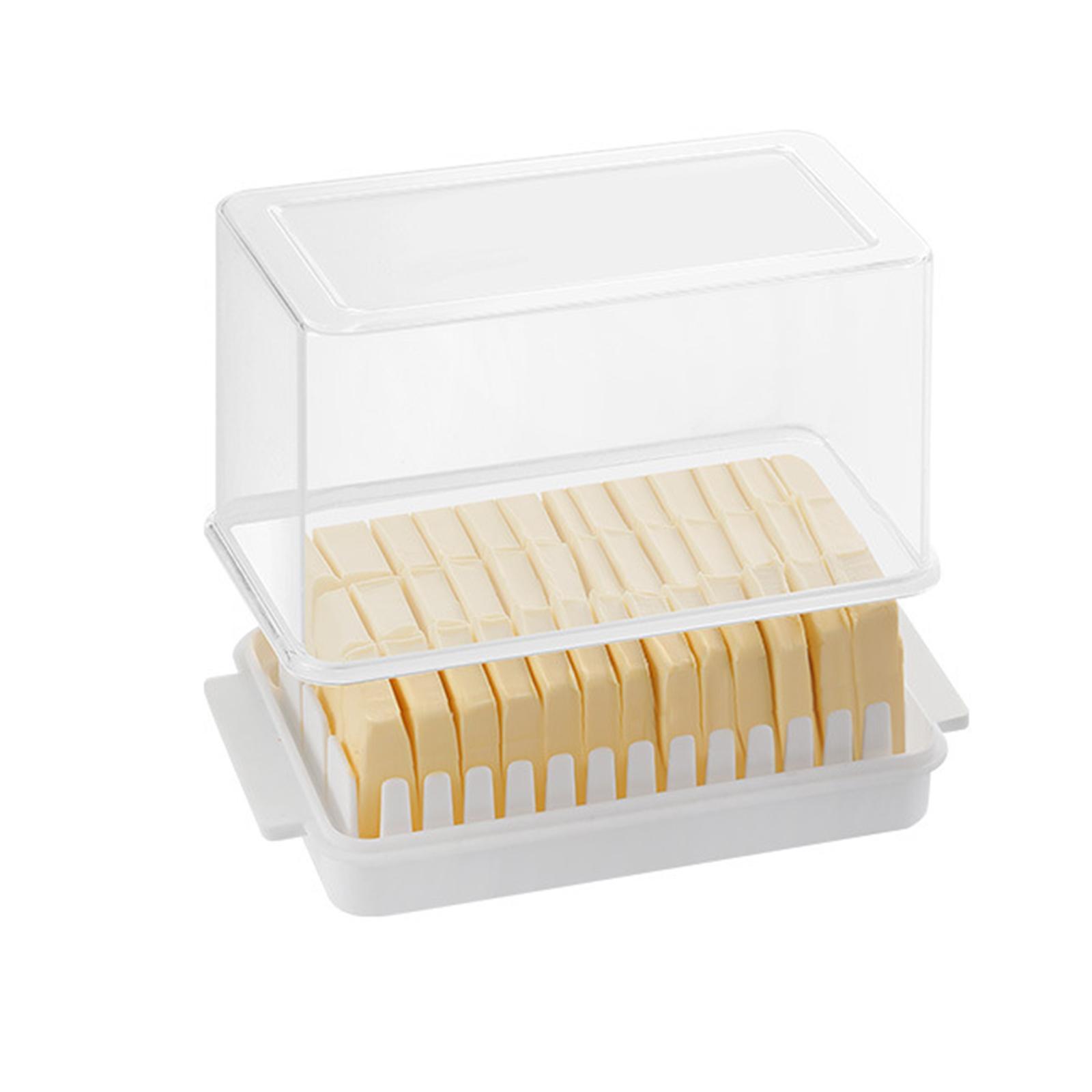 Butter Dish with Lid Cheese Butter Organizer for Kitchen Baking Dining Table