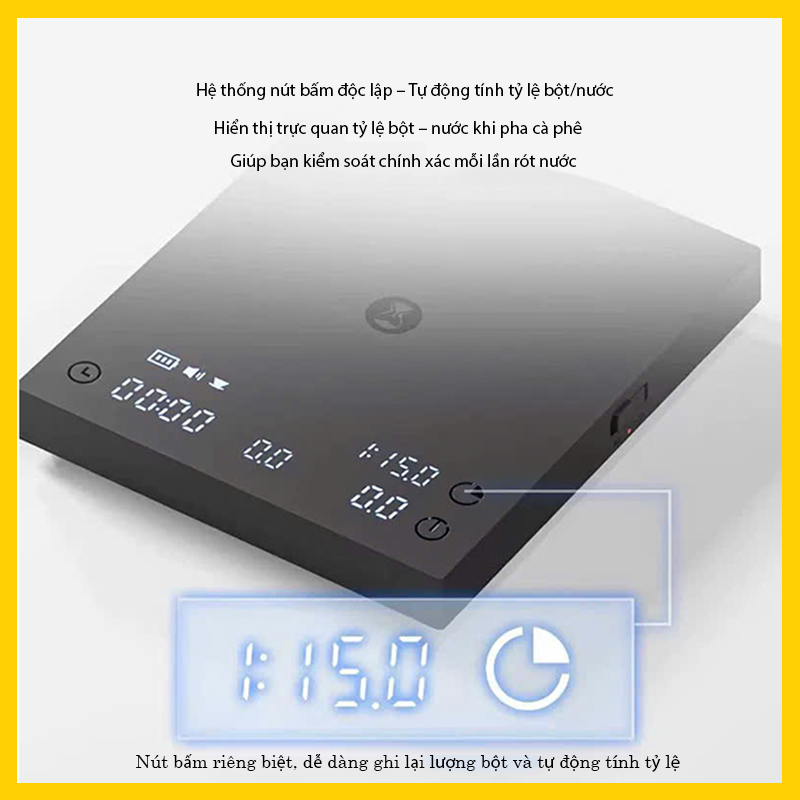 Cân Timemore Basic 3 | Timemore Black Mirror Basic 3