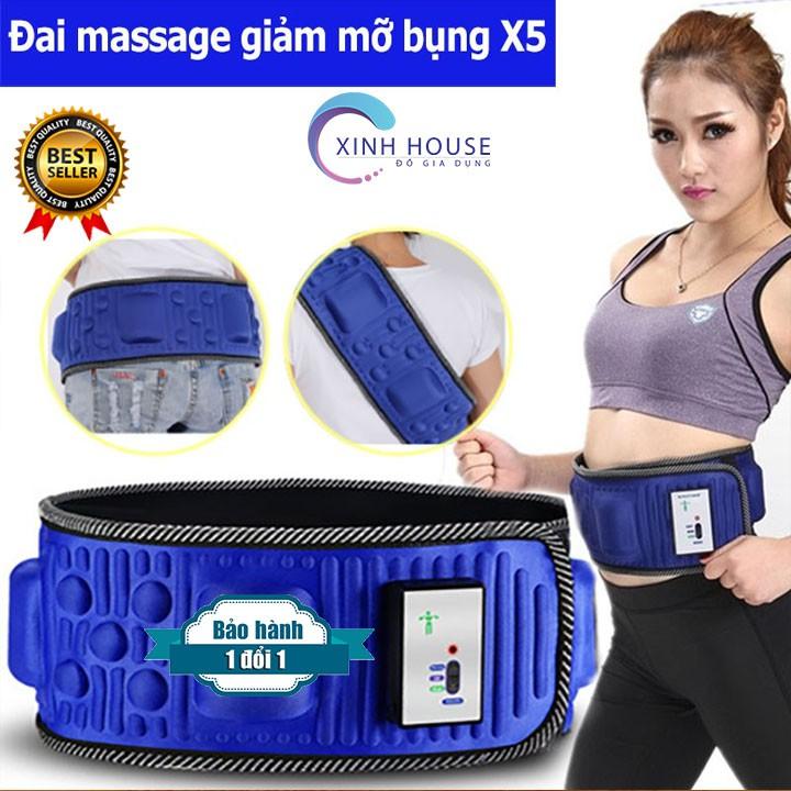 Đai massage X5 giảm mỡ bụng, giảm eo chính hãng