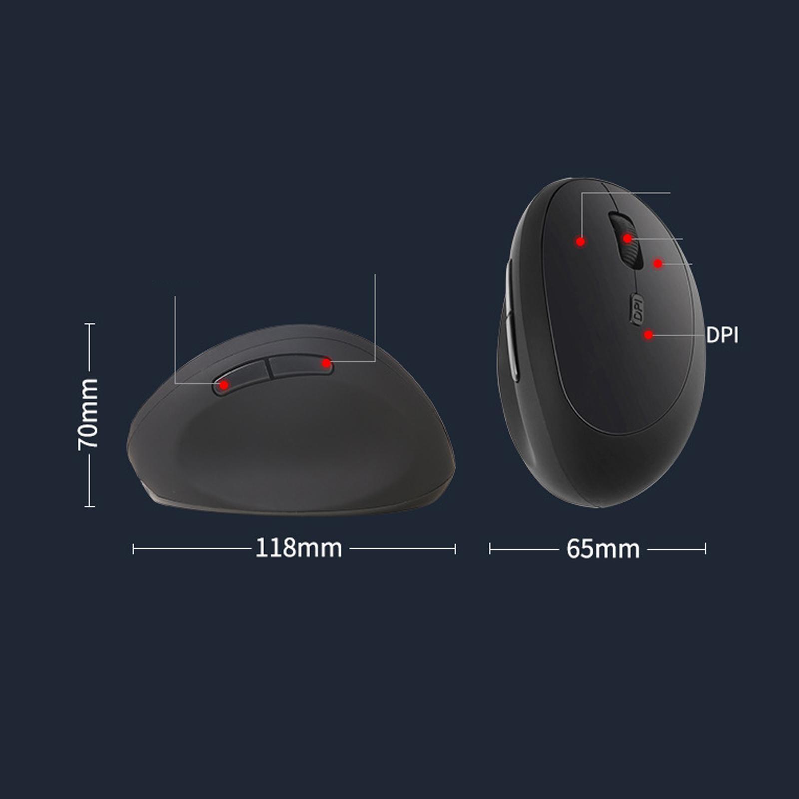 Vertical Mouse PC Accessories Gaming Mouse 2.4G for Office