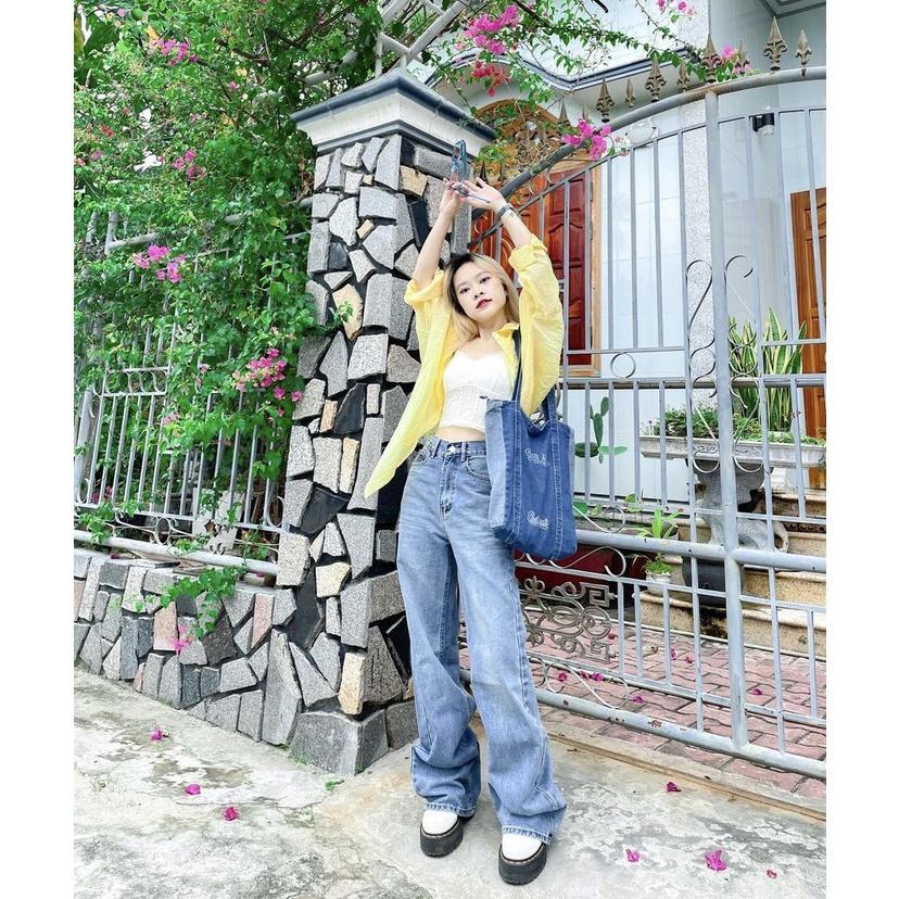 Chloe Jeans - Quần jean ống suông rộng - Remmus.vn