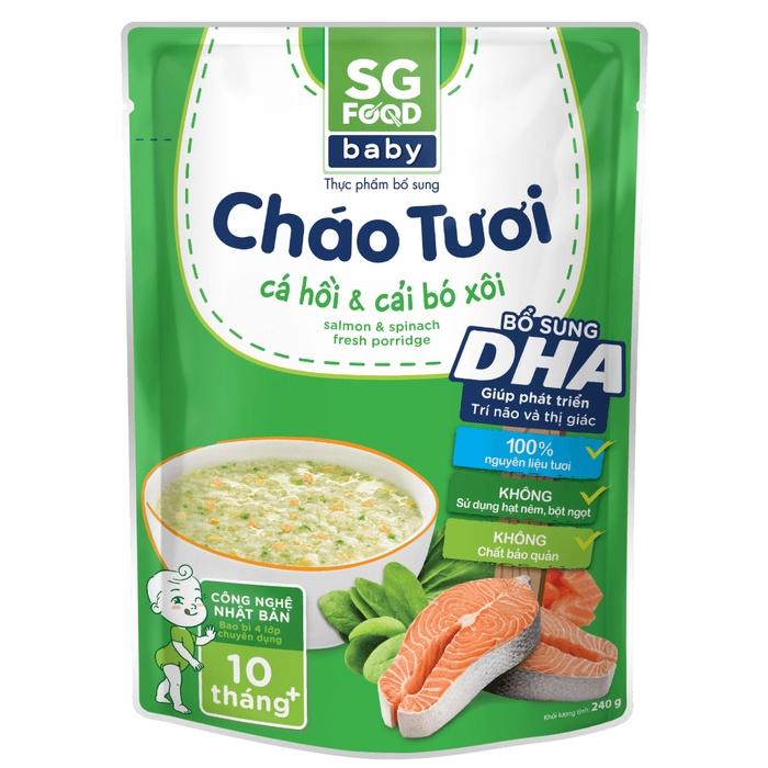 Cháo tươi Sài gòn Food Baby 240 Cho Bé từ 10 Tháng