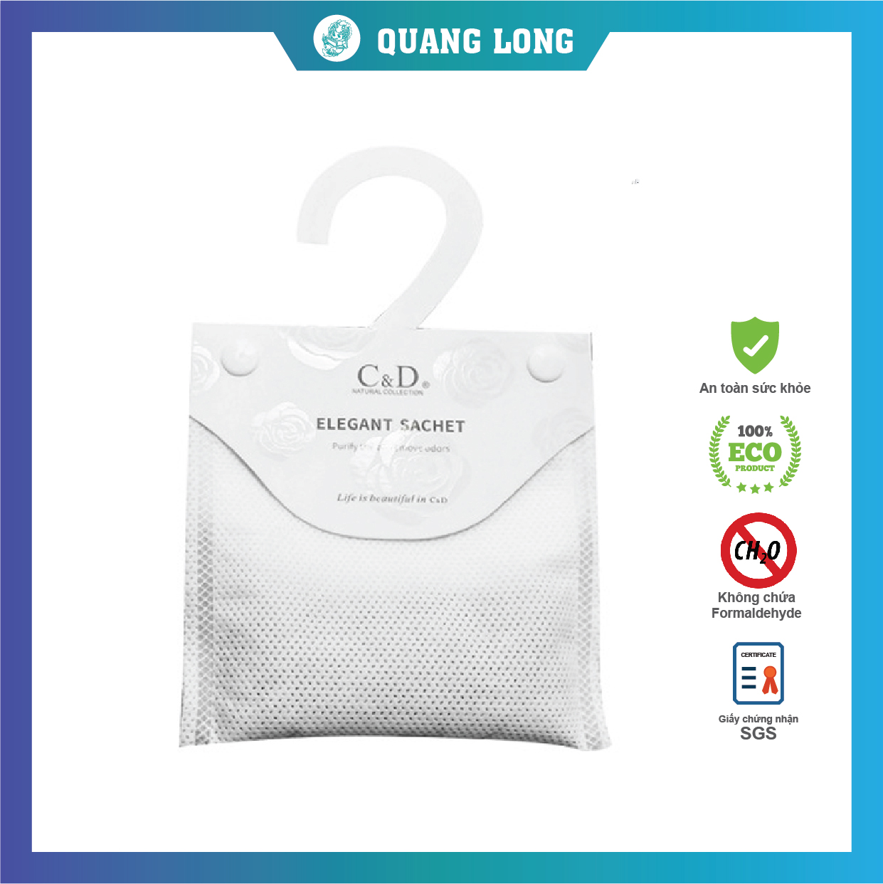 TÚI THƠM HỮU CƠ KHỬ MÙI NẤM MỐC, CHỐNG CÔN TRÙNG, TẠO HƯƠNG THƠM, LƯU HƯƠNG LÂU - XUẤT NHẬT/HÀN/CHÂU ÂU