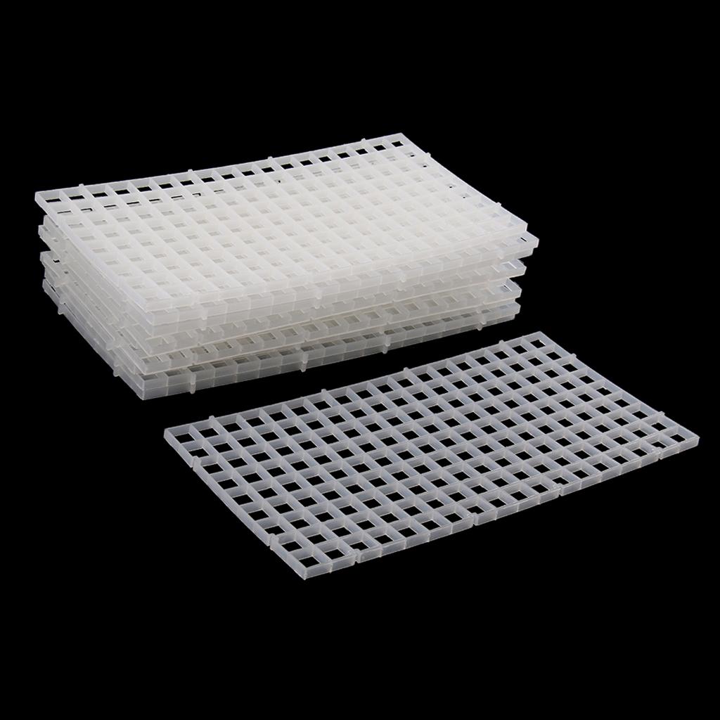 10 Pcs Aquarium Fish Tank Isolation Plate Divider Filter Patition Board Net