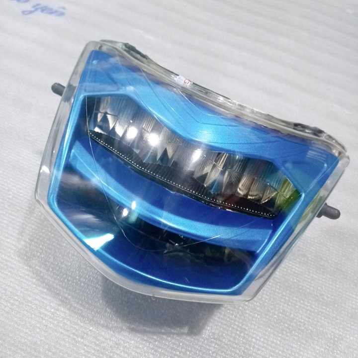 Pha đèn 2 tầng Màu Xanh Ngọc dành cho xe Wave RS - Anpha - S100 đời 2006 đến 2016 -TKAs.8596