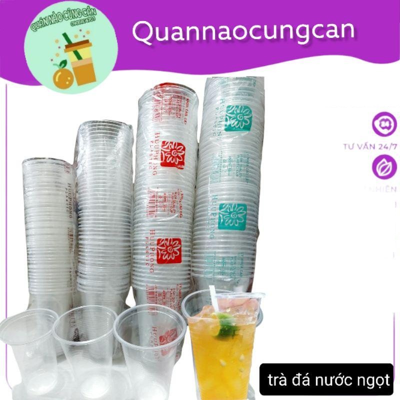50ly nhựa gân dùng 1 lần ,trà đá ,nước ngọt,cafe,280ml,300ml,400ml,450ml,700ml