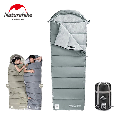 Túi ngủ gấp gọn NatureHike M180 NH20MSD02 có mũ chùm đầu - Comfortable Cotton Sleeping Bag With Hood