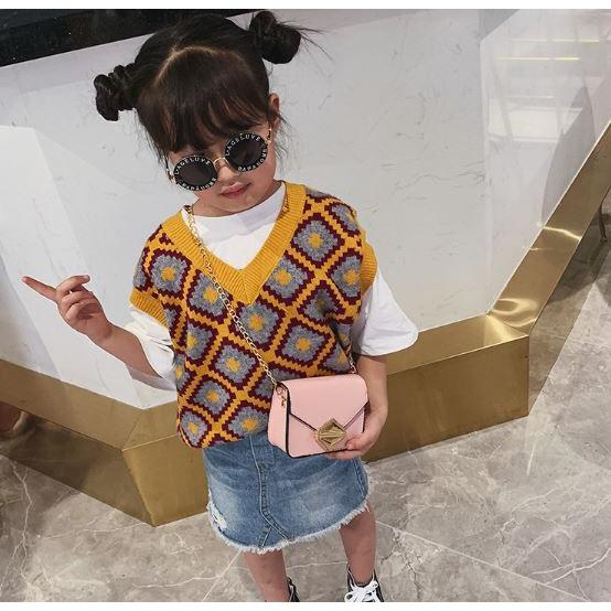 Túi xách công chúa da PU cao cấp phong cách Hàn Quốc cho bé gái