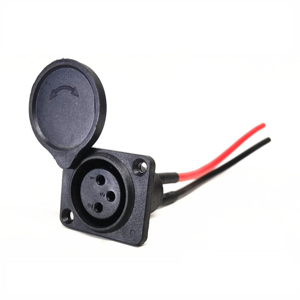 Cổng bộ sạc pin chất lượng cao 3 pin 3prong plug -port sạc cáp điện xe lăn điện cho innuovo Color: Charging Cable