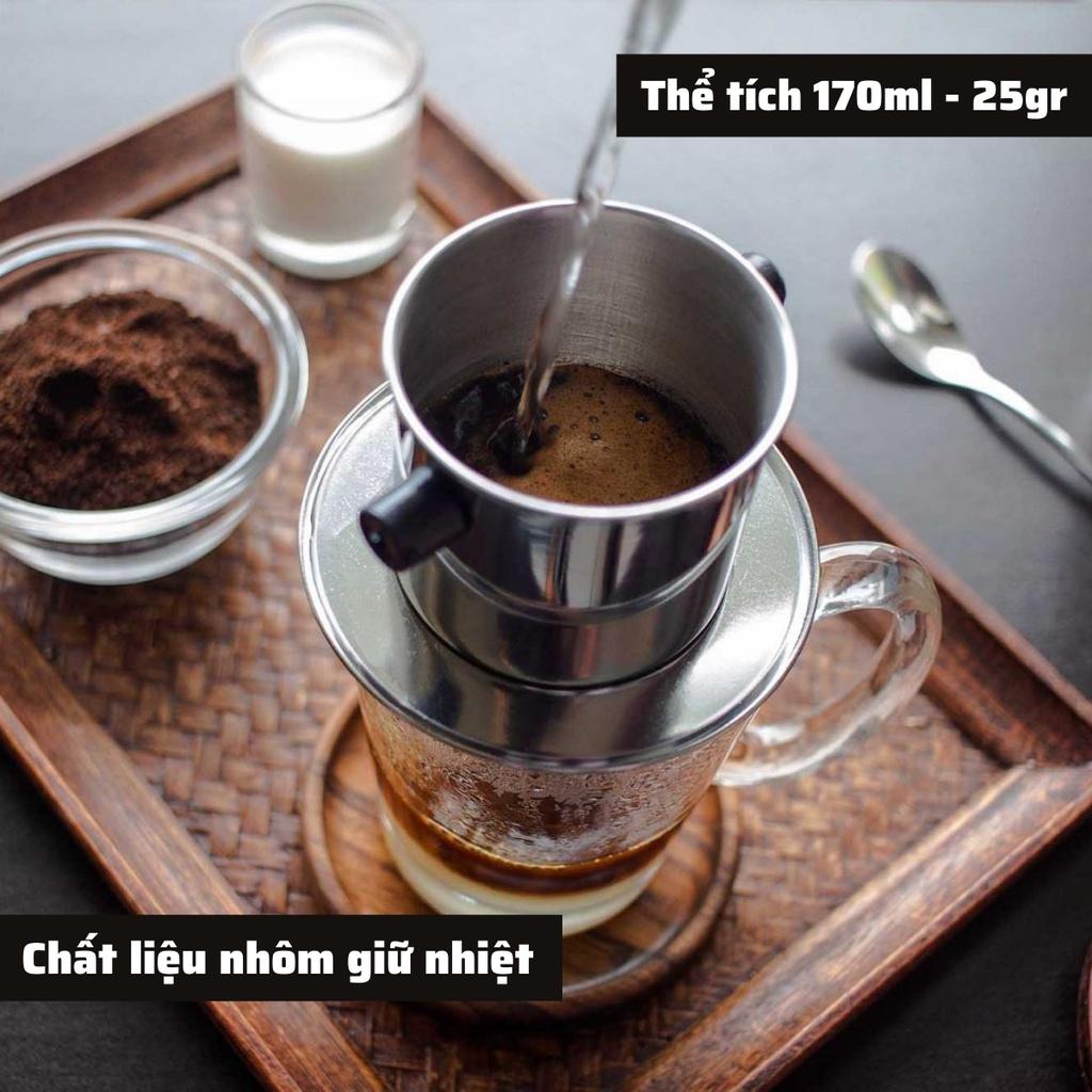 Phin pha cà phê Inox cao cấp cafe rang xay phin nhôm trung nguyên giữ nguyên hương vị đậm đà phin Việt Nam