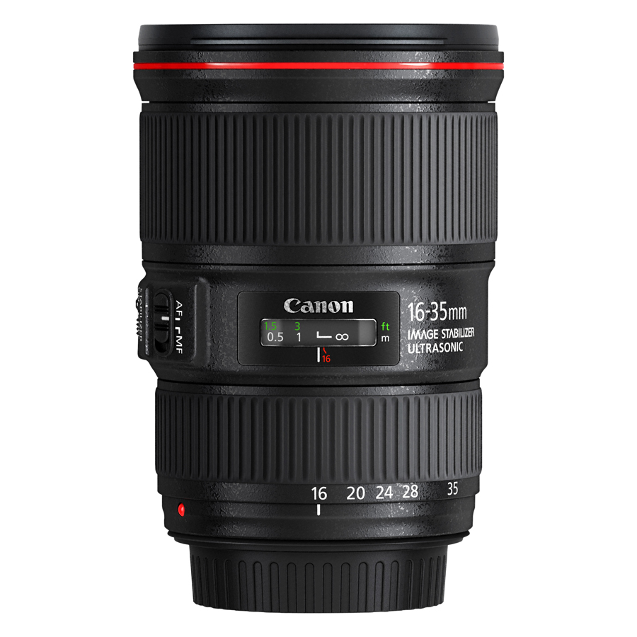 Ống Kính Canon 16-35mm f/4 L IS EF (Hàng Nhập Khẩu) - Tặng Tấm Da Cừu Lau Ống Kính